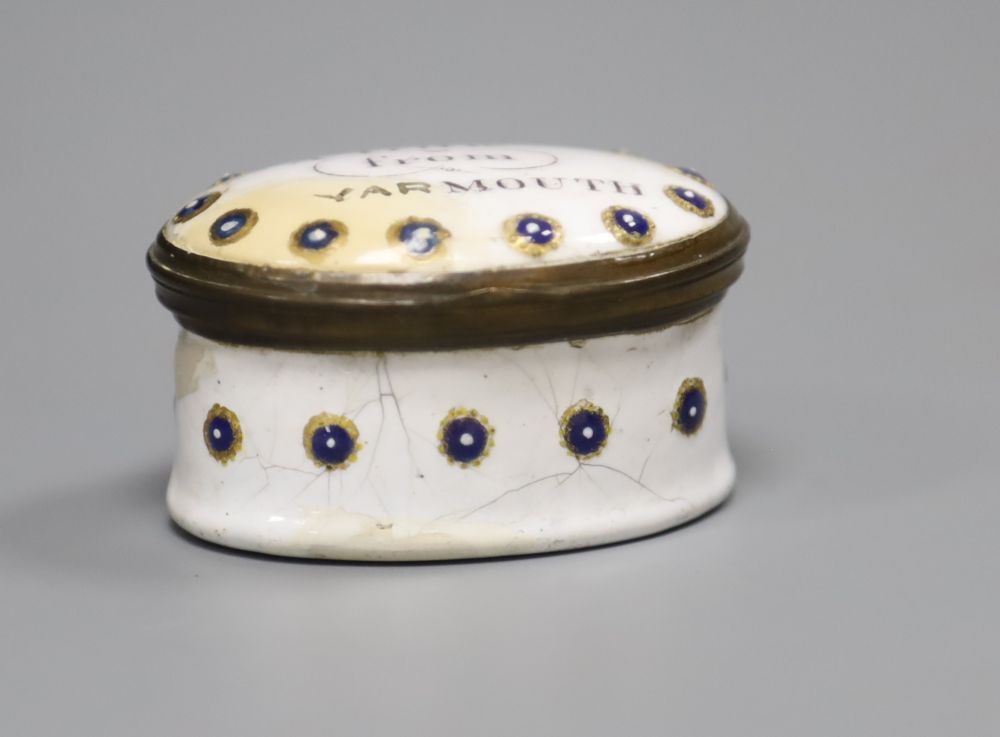 An early 19th century South Staffordshire enamel box